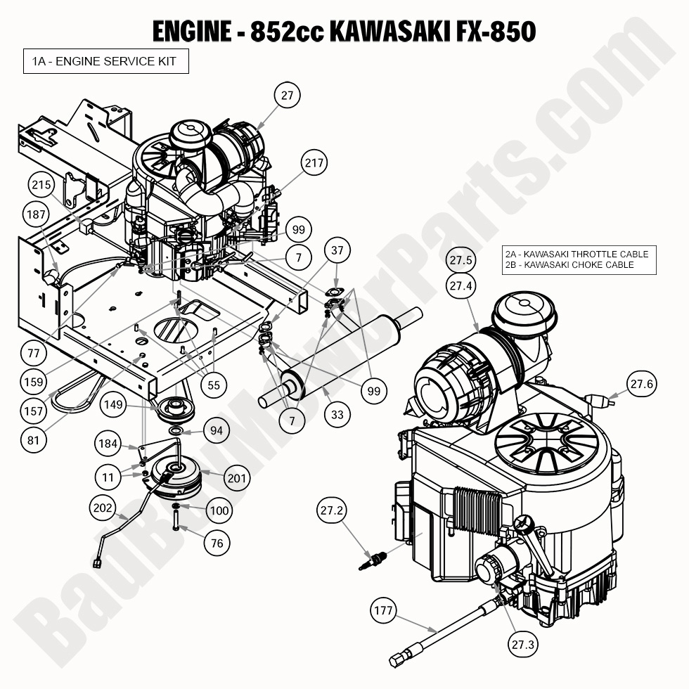 2020 Rogue - Engine - Kawasaki FX850